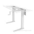 Manual And Electric Desk Hand Adjustable Height Table For Office